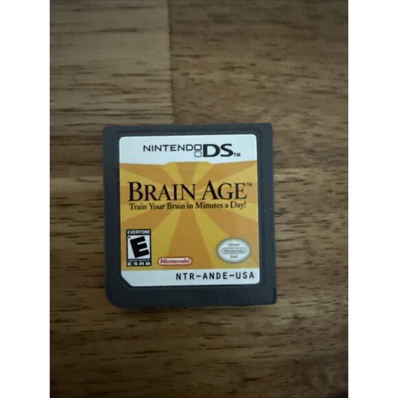 BRAIN AGE Train Your Brain In Minutes A Day 2006 Nintendo DS Game 100% Complete! - Picture 7 of 7